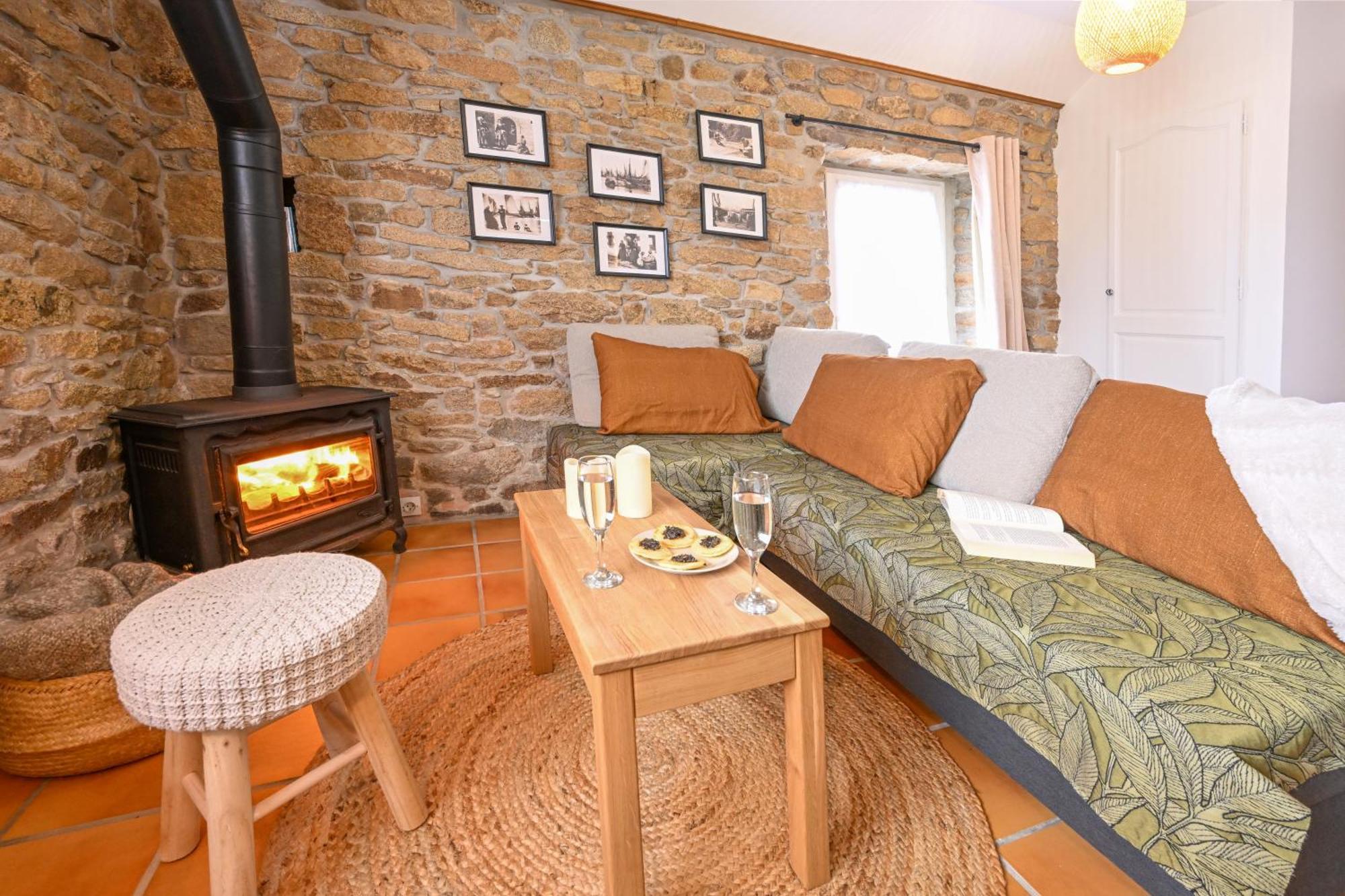 Ker Gana Sauna, Jacuzzi, Poele A Bois Plourin  Exterior foto